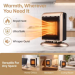 500W/900W Portable Space Heater – Fast Heating - Image 8